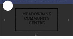 Desktop Screenshot of meadowbankcc.org.nz